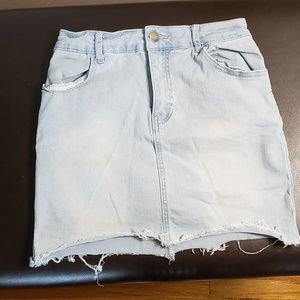 Forever 21 faded denim skirt. Small